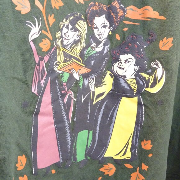 Disney Parks Hocus Pocus Be Your Own Kind Of Magic Spirit Jersey Adult S Green - Picture 3 of 9